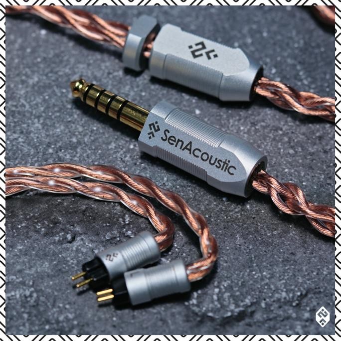 NEW SenAcoustic Toba Pure Copper Cable 4 Braid 7n OCC Litz type 4 24.3 AWG