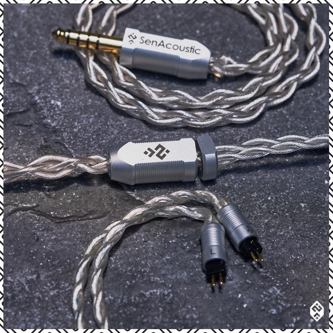 TERBARU - SenAcoustic Rakata SPC Cable 4 Braid 6n SP-OCC Litz Type 4 24.3 AWG