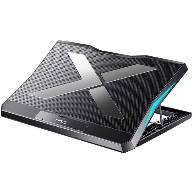 Cooling Pad Gaming LED RGB 6 Kipas Ngebut Cooler Laptop 13 15 17 Inch
