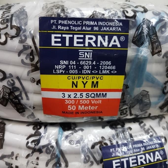 Produk Baru KABEL NYM 3X2,5 ETERNA / NYM 3X2,5 ETERNA