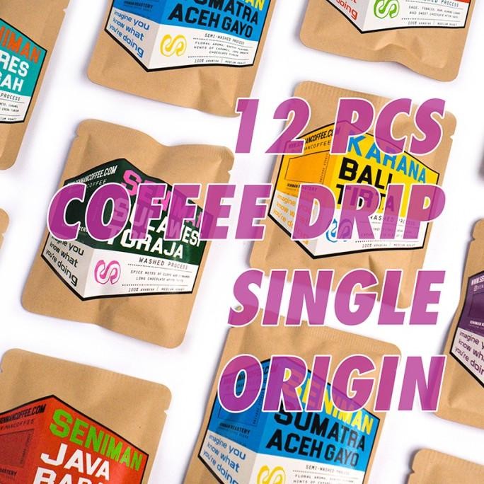 

12 PCS COFFEE DRIP SINGLE ORIGIN INDONESIAN ORIGINAL DAN TERPERCAYA