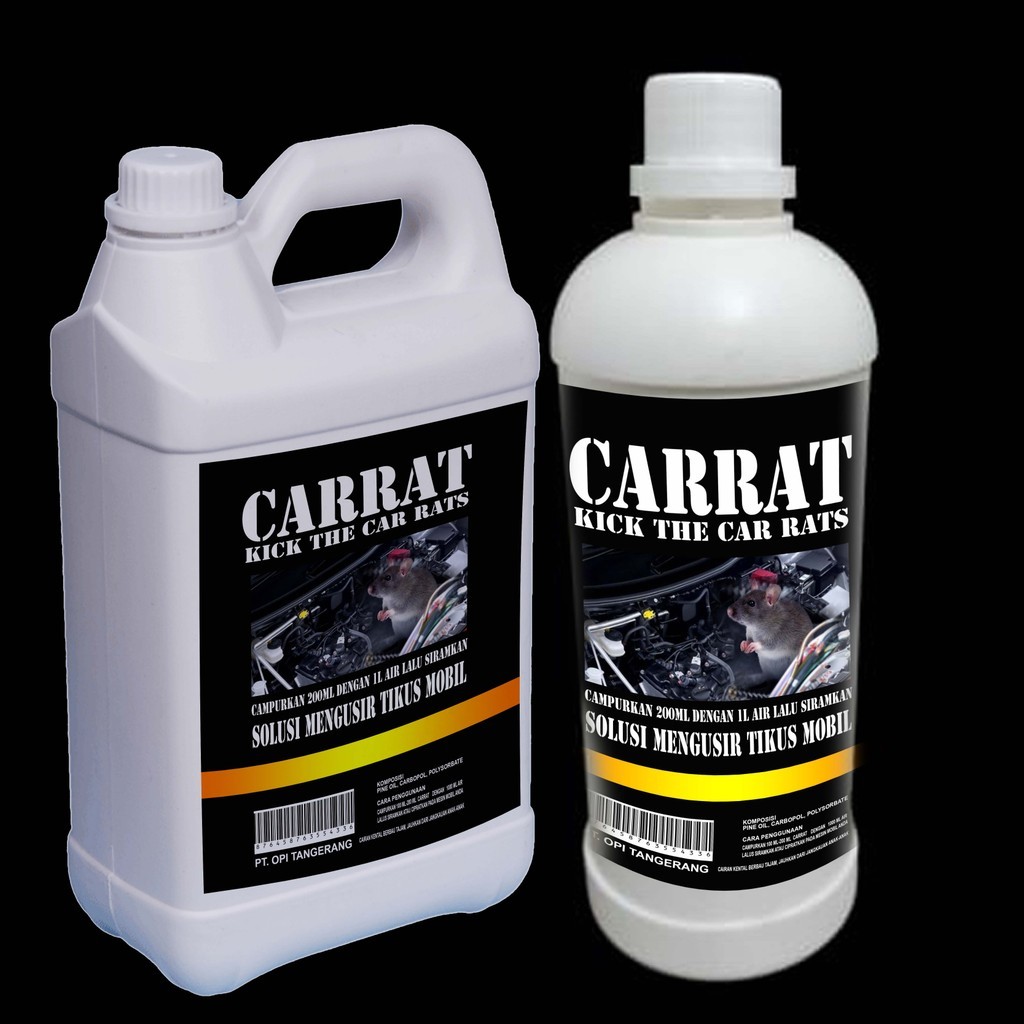 Cairan ampuh mengusir tikus mobil 1 liter dan 5 liter CAR-RAT 5D346