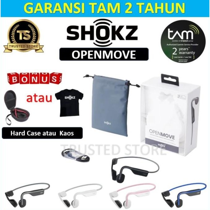 BEBAS ONGKIR - Shokz Openmove Aftershokz Open Move Headphone