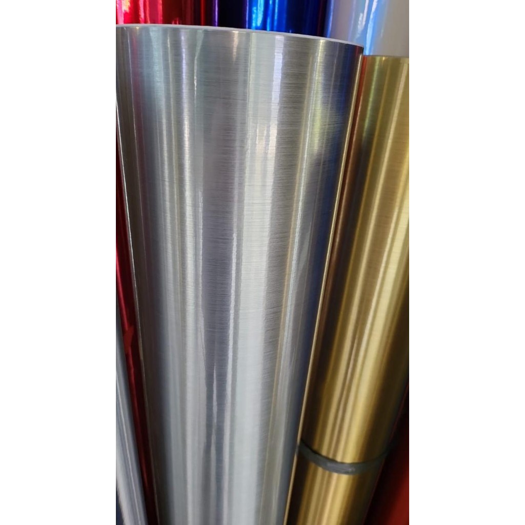 

TERBARU - Sticker Oyama Hairline Silver brush L126cm x P100cm