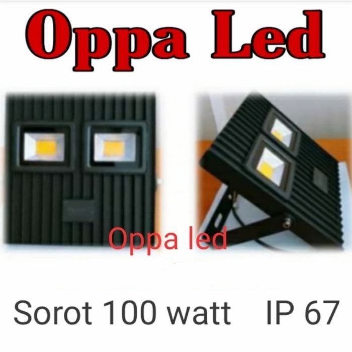 Cuci Gudang Lampu Sorot Led Yestar 100 Watt / 100 W / Voltage 220V Ip 67