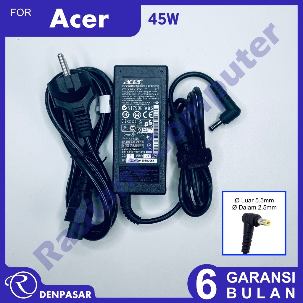 Adaptor Charger Acer Aspire One 14 Z1401 Z1402