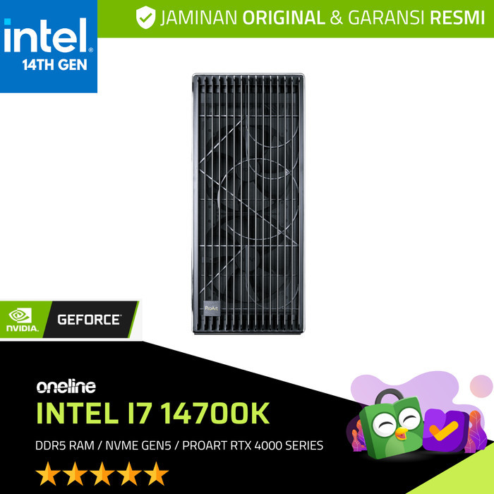 PC ASUS ProArt Core i7-14700K ProArt RTX 4000 Series PC Rakitan