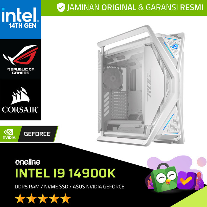PC ASUS Hyperion Intel Core i9 14900K / ROG Strix RTX 4000 - White