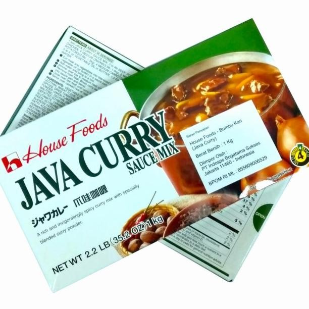 

Java Curry Sauce X 1Kg / House Foods Bumbu Kari Jpg Kemasan : 1Kg