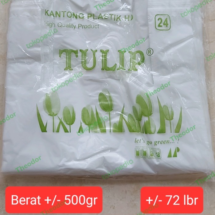 

Kantong Kresek 24 Tulip Putih / Kantong Plastik Go Green HD Online