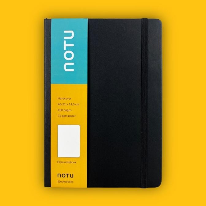 

Sale Notebook A5 Hardcover - Black - Buku Agenda / Planner / Journal