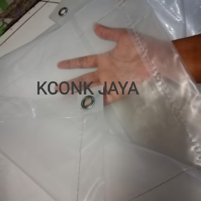 

plastik UV bening transparan ukuran 6x6 meter