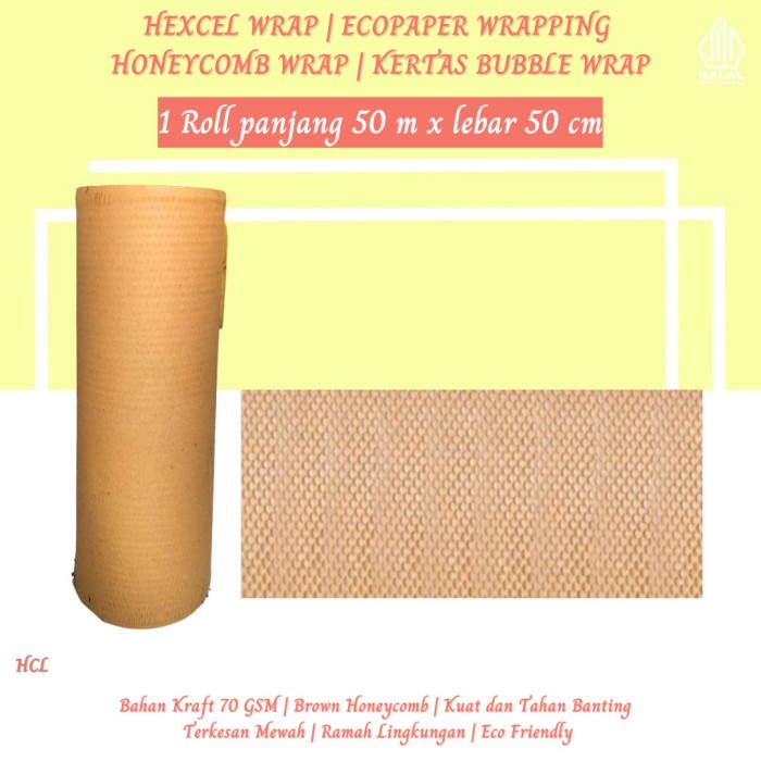 

Hexcel Wrap Bubble Wrap Pembungkus Paket Ramah Lingkungan