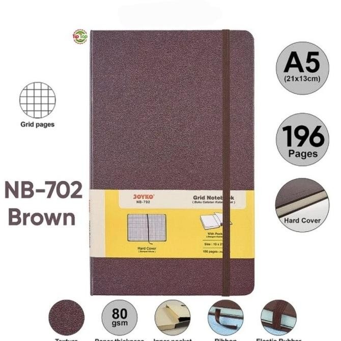 

Sale Joyko Grid Notebook Diary Agenda Kotak-Kotak Nb-702 Hc