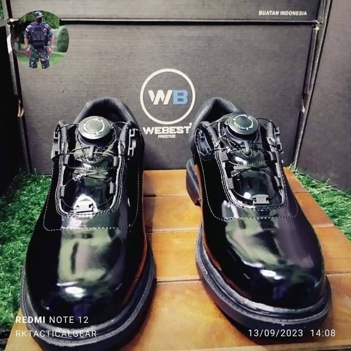 Original Sepatu Pdh Taliputar Webest Tni Polri Kulit Kilap Asli Terbaru