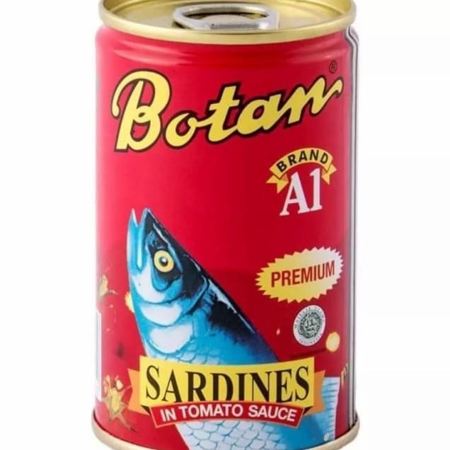 

Ikan Sarden Botan 425 Gr / Ikan Sardinesss Kaleng