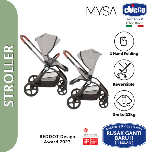 Chicco Stroller MYSA / Reversible Stroller / Kereta Bayi