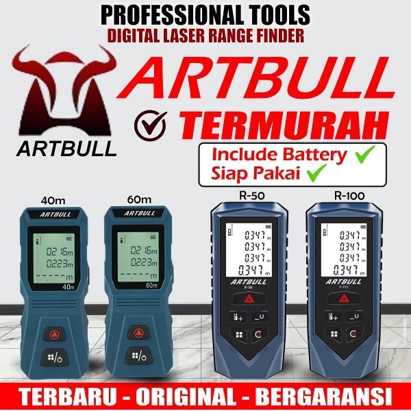 

Meteran Laser Digital Pengukur Jarak 40-100 METER Rangefinder GRADE A
