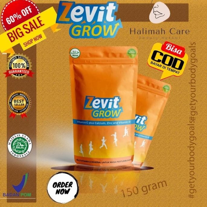 

Susu (Terlaris) Zevit Grow - Peninggi Badan / Susu Peninggi Badan / VS99