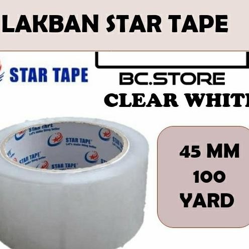 

Lakban ( 1 Dus ) Bening Lengket Star Tape Kualitas Terbaik 100Yard