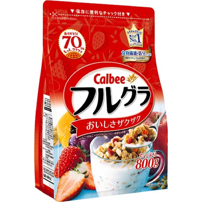 

Sereal/Cereal/Granola Calbee Jepang 800gr