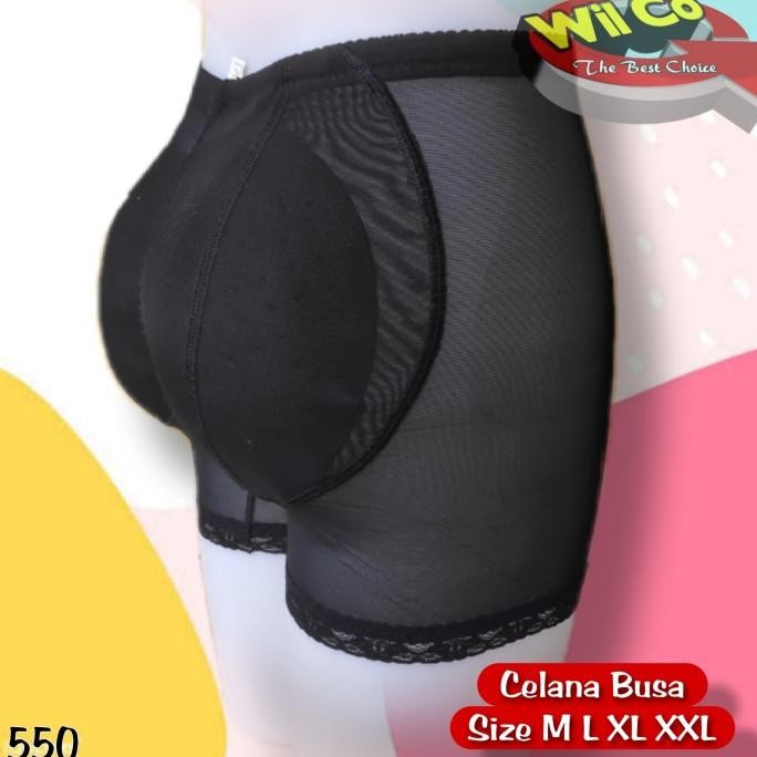 K550 | Celana Dalam Wanita Busa Tebal | Pantat Palsu | Bokong Palsu