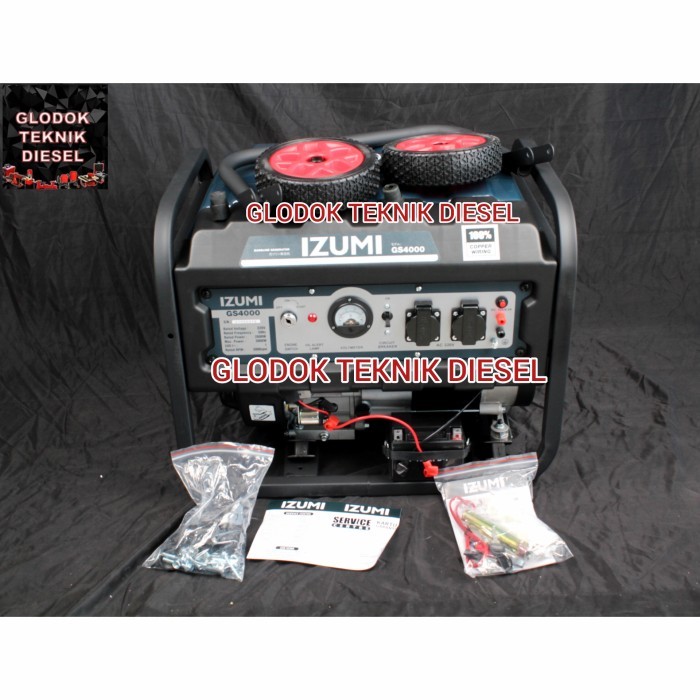 Promo Izumi Genset Bensin 3000 Watt ( Generator Listrik ) Gs 4000