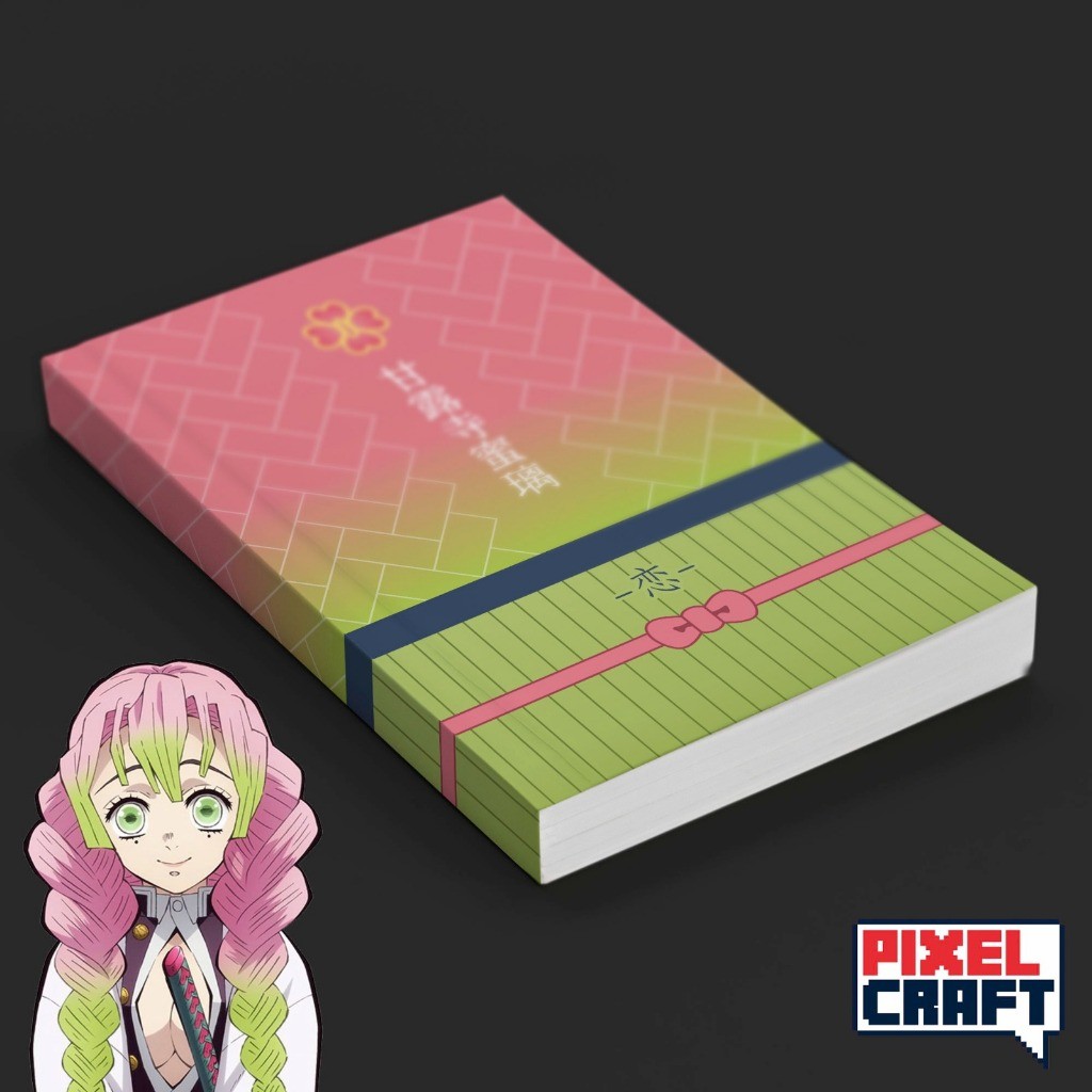 

Pocket Note Anime KIMETSU NO YAIBA Softcover A6 Motif Mitsuri Kanroji