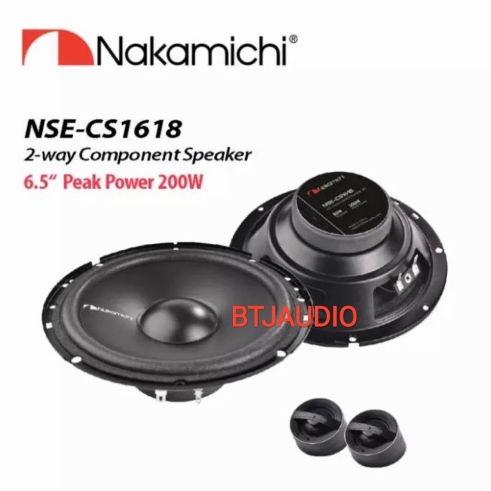 Terbaru Speaker Mobil Split Component Nakamichi Nse-Cs1617 (Original Bnib)