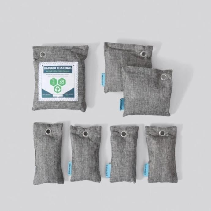 TERBARU - HapiHome Bamboo Charcoal Air Purifying  Bag | Penghilang Penyerap Bau