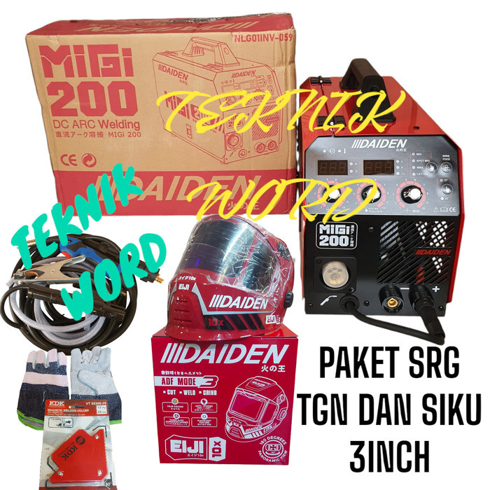 Cuci Gudang Mesin Las Daiden Migi 200 Mesin Las Co2 Daiden Inverter Daiden Mig 200