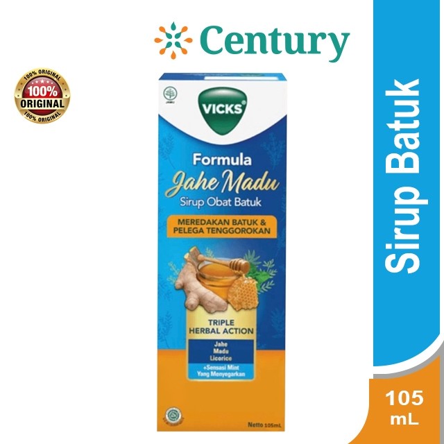 

VICKS FORMULA JAHE MADU ISI 105ML / BATUK PILEK / KESEHATAN / OBAT BATUK