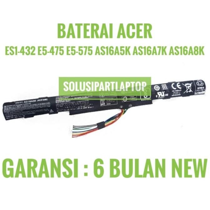 TERBARU - Baterai Laptop Acer Aspire E5-475 E5-475G E5-476 E5-476G ES1-432