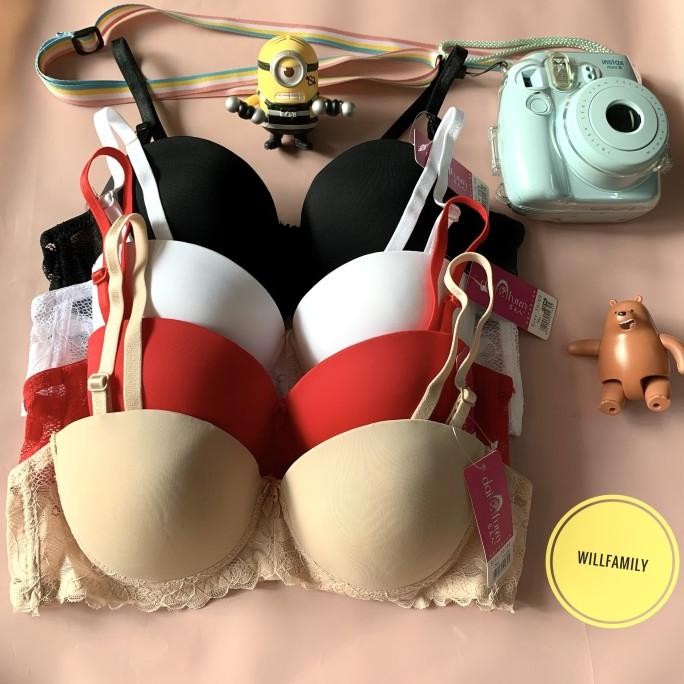 Bh Kawat Busa Tebal | Push Up Bra | Bra Kawat Busa | Bh Brukat | Bra