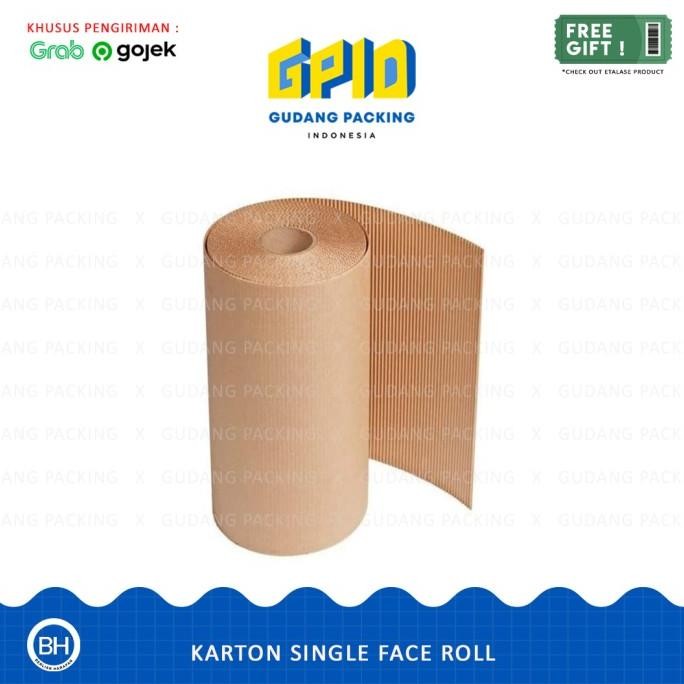 

NEW (GOSEND/GRAB) Karton Lembar / Single Face Tinggi (25-160 cm) x 40 m