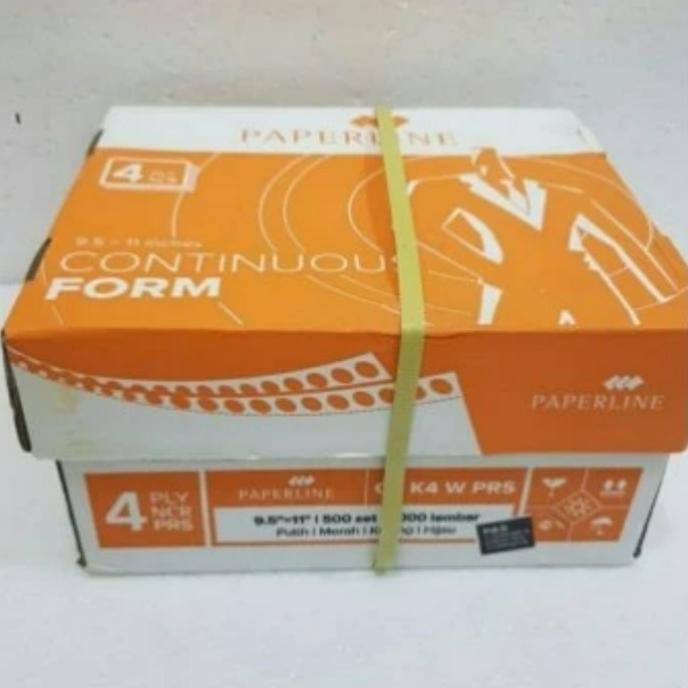 

NEW Kertas Komputer Continuous From 4Ply WARNA 9.5 x 11 NCR PAPERLINE
