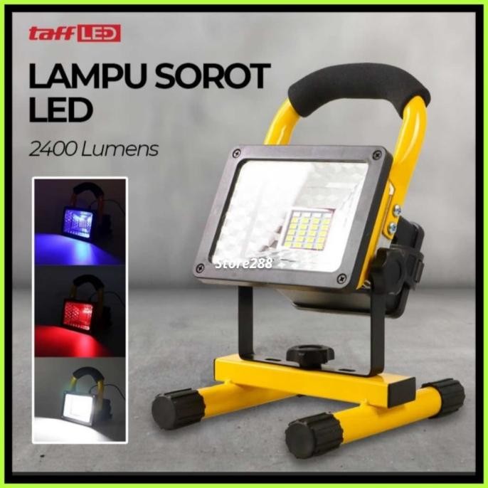 Lampu Sorot Tembak Senter LED Portable Serbaguna Battery Charger