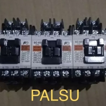 Terlaris Contactor Kontaktor Fuji Sc-03 Coil Ac 110,220,380 Vac Fuji Electric