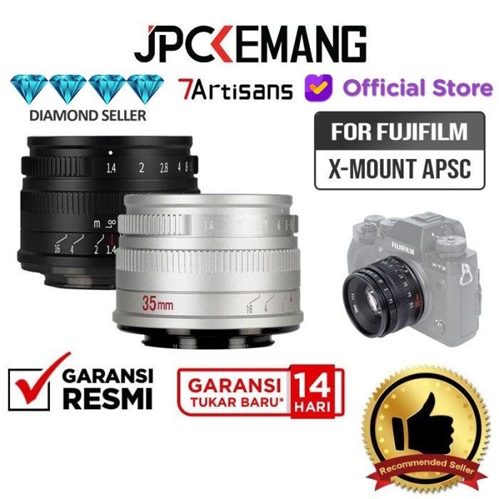 7Artisans 35mm f1.4 Fujifilm X APSC 7Artisan 35 mm f/1.4 Fuji RESMI
