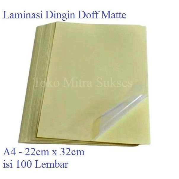 

TERLARIS - Stiker Laminating Dingin Glossy & Doff A4