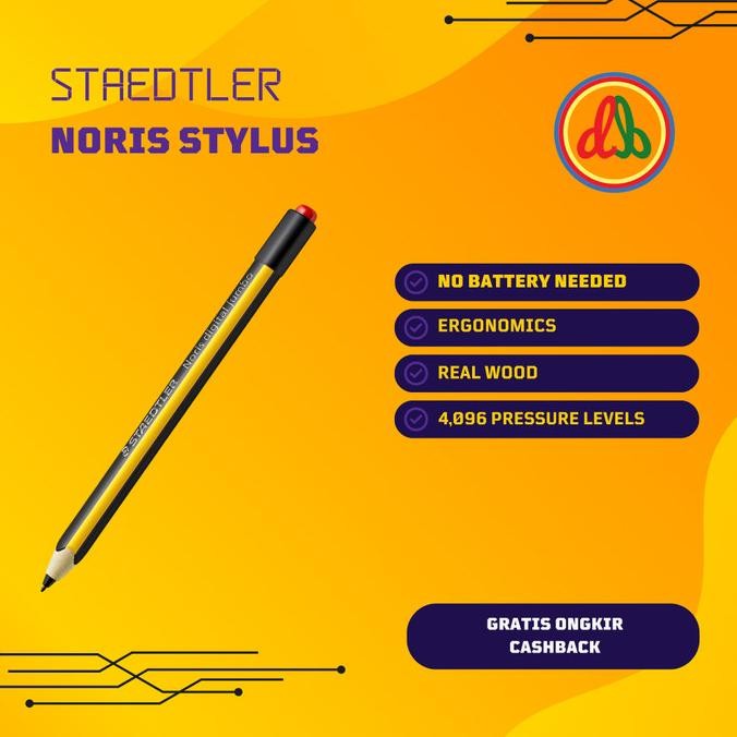 

TERLARIS - STAEDTLER Noris digital jumbo EMR Stylus with soft digital eraser