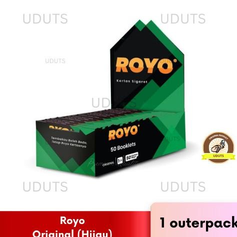 

NEW Kertas royo original 1 1/4 Hijau 1 outerpack