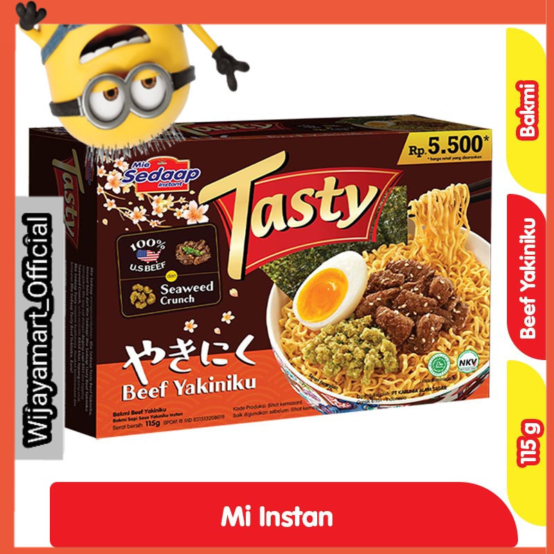 

Sedaap Tasty Bakmi Yakiniku Daging 115 g