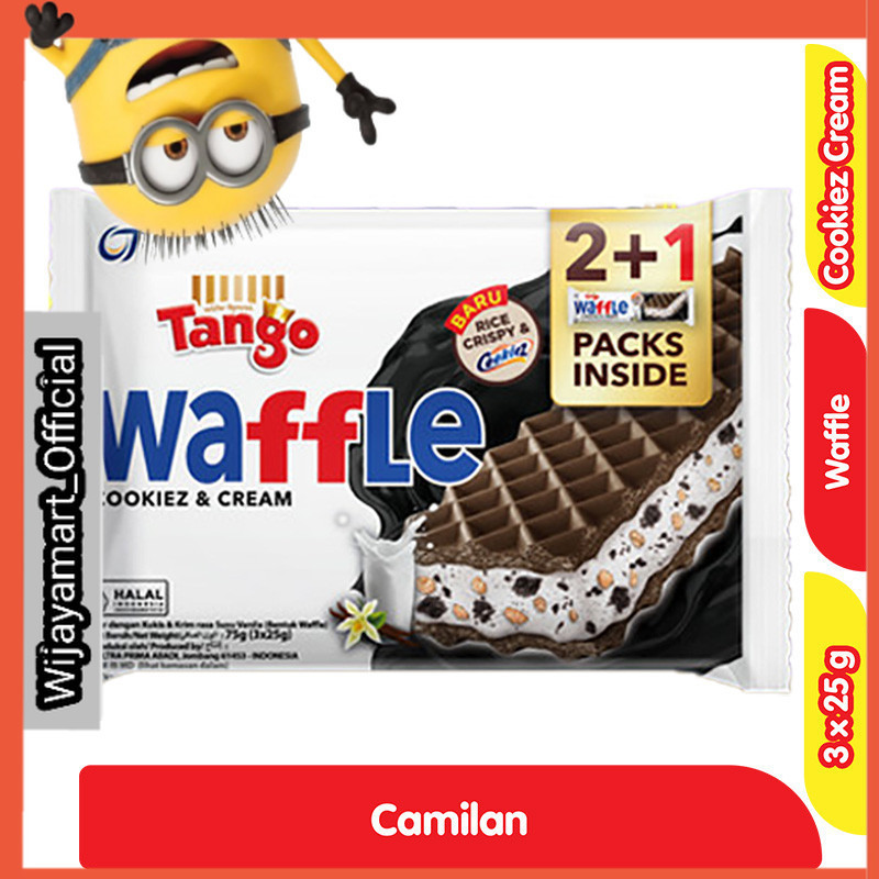 

Tango Waffle Cookiez & Cream 3 x 25 g