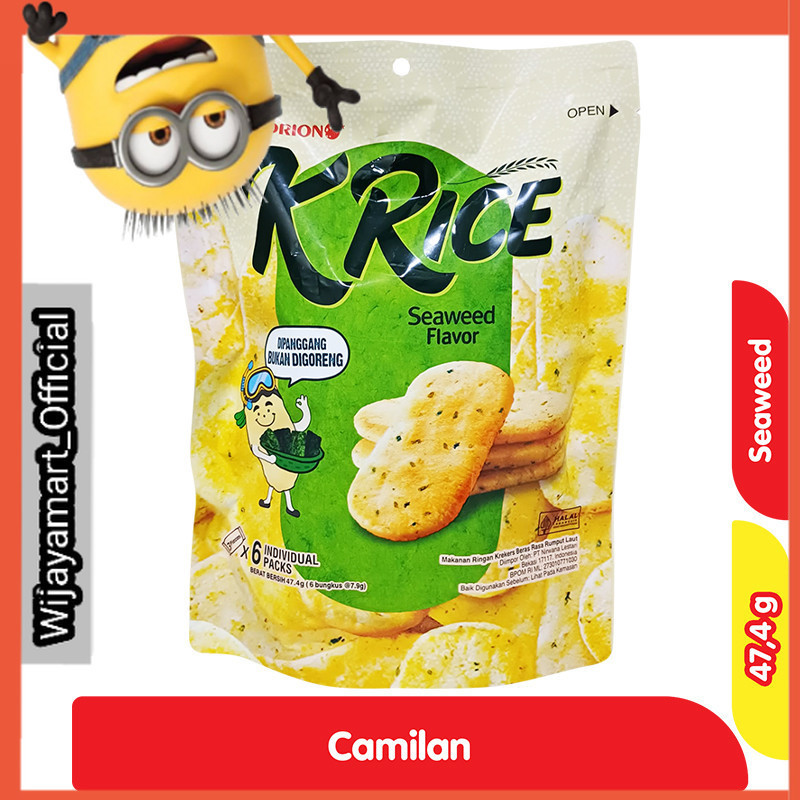 

Delfi Orion K Rice Crackers Beras Rumput Laut Pouch 47.4 g