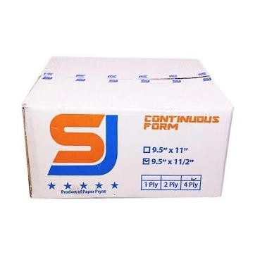 

NEW Kertas Continuous Form SJ 9.5 x 11 / 9.5 x 11.2 4 ply