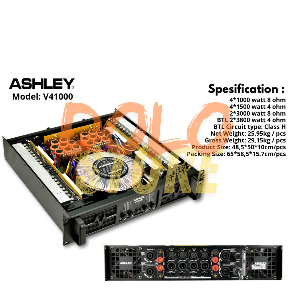 ORIGINAL POWER AMPLIFIER ASHLEY V41000