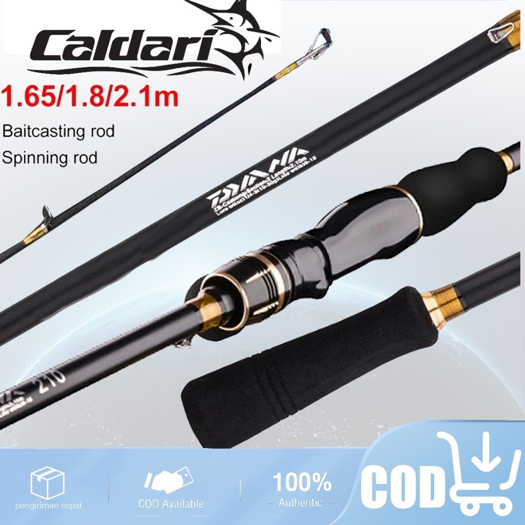 Daiwa Rod Spinning Joran Pancing 1.65cm-2.7cm Joran Spining Carbon Fibre Joran Casting Fishing Rod