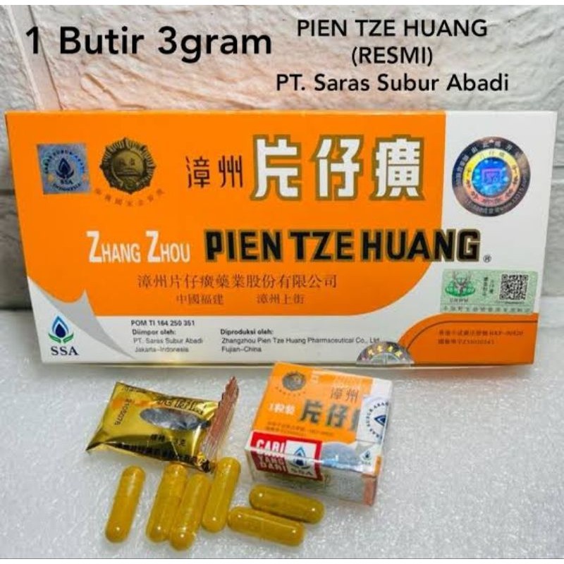 PIEN TZE HUANG Original SSA Obat Luka Pasca Operasi Pien Tze Huang Asli 100% Original SSA