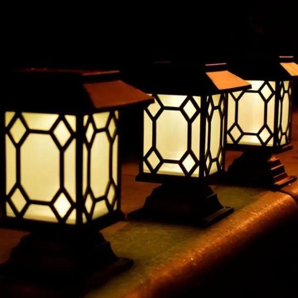 Lampu Hias Taman Led Tenaga Lampu Pagar Nimalis Led Solar Lamp